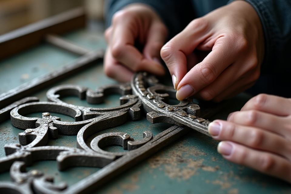 Antikvarinio metalo restauracija